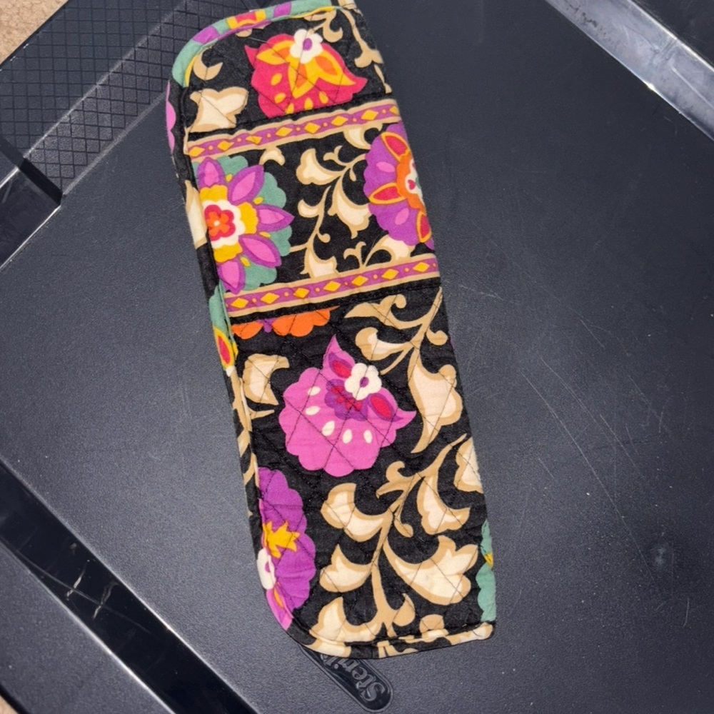 Vera Bradley Hot tools flat iron curling Multicolor Floral Quilted Case